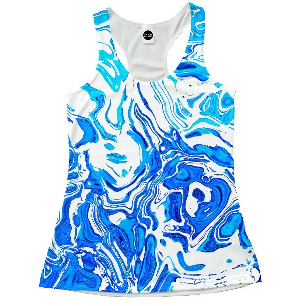 Abstract Liquid Racerback