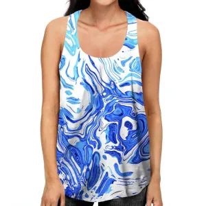 Abstract Liquid Racerback