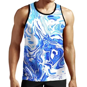 Abstract Liquid Tank Top