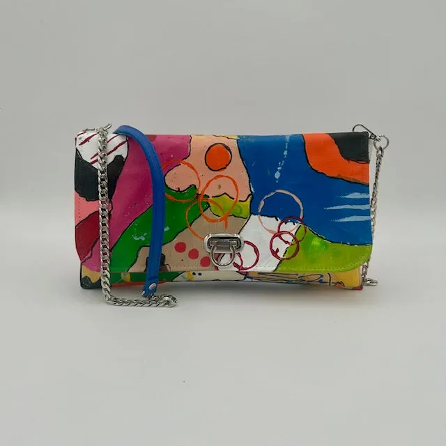 Abstract Multi-Colored Sophia Crossbody