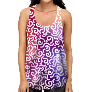 Abstract Rotation Racerback