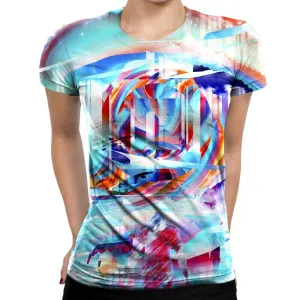 Abstract Square Womens T-Shirt