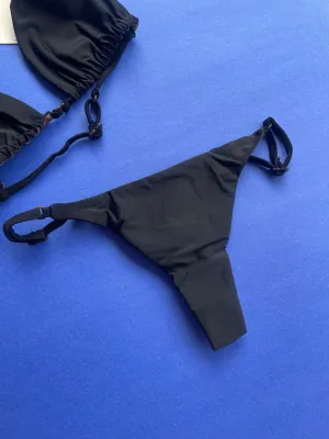 Acacia: Ralphy Adjustable Bikini Bottom - Black