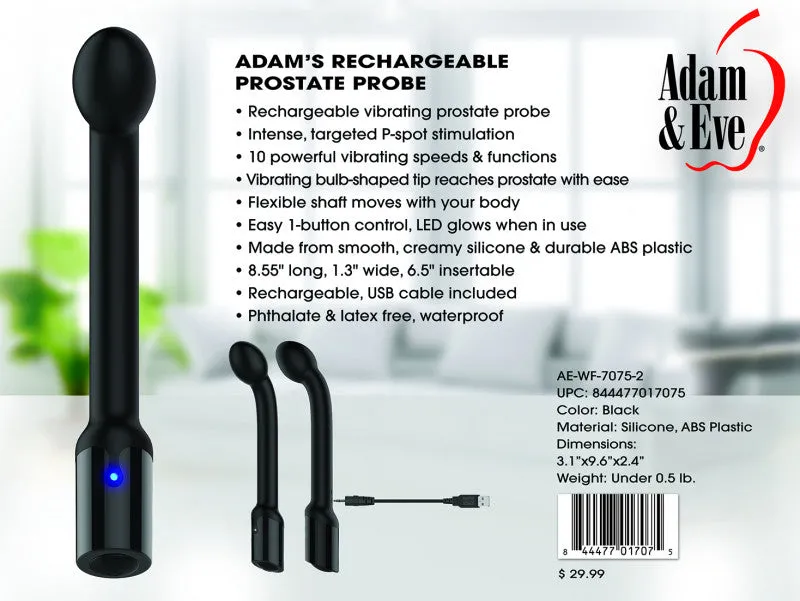 Adams Rechargeable Prostate Probe
