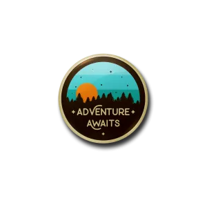 Adventure Awaits Button
