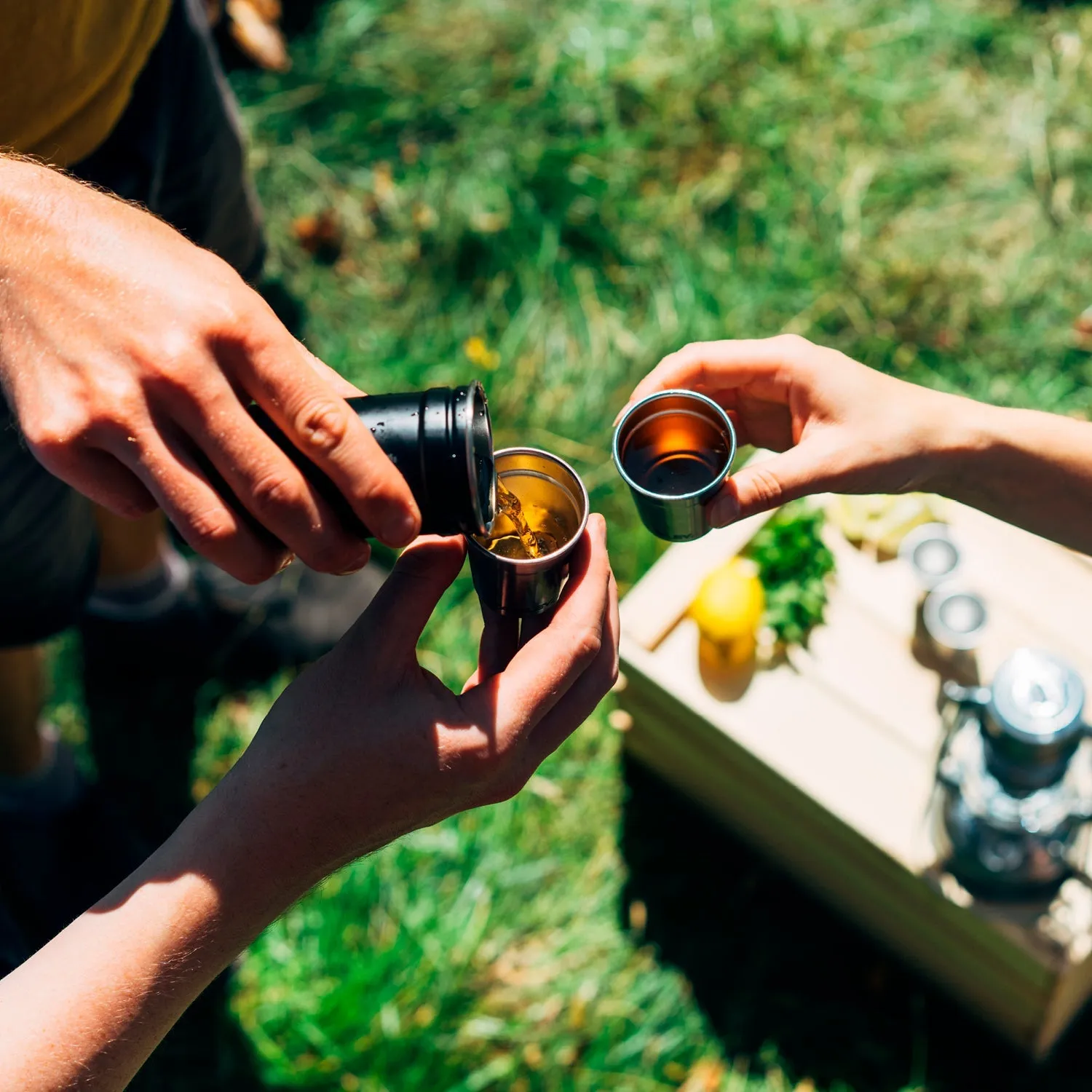 Adventure Nesting Shot Glass Set