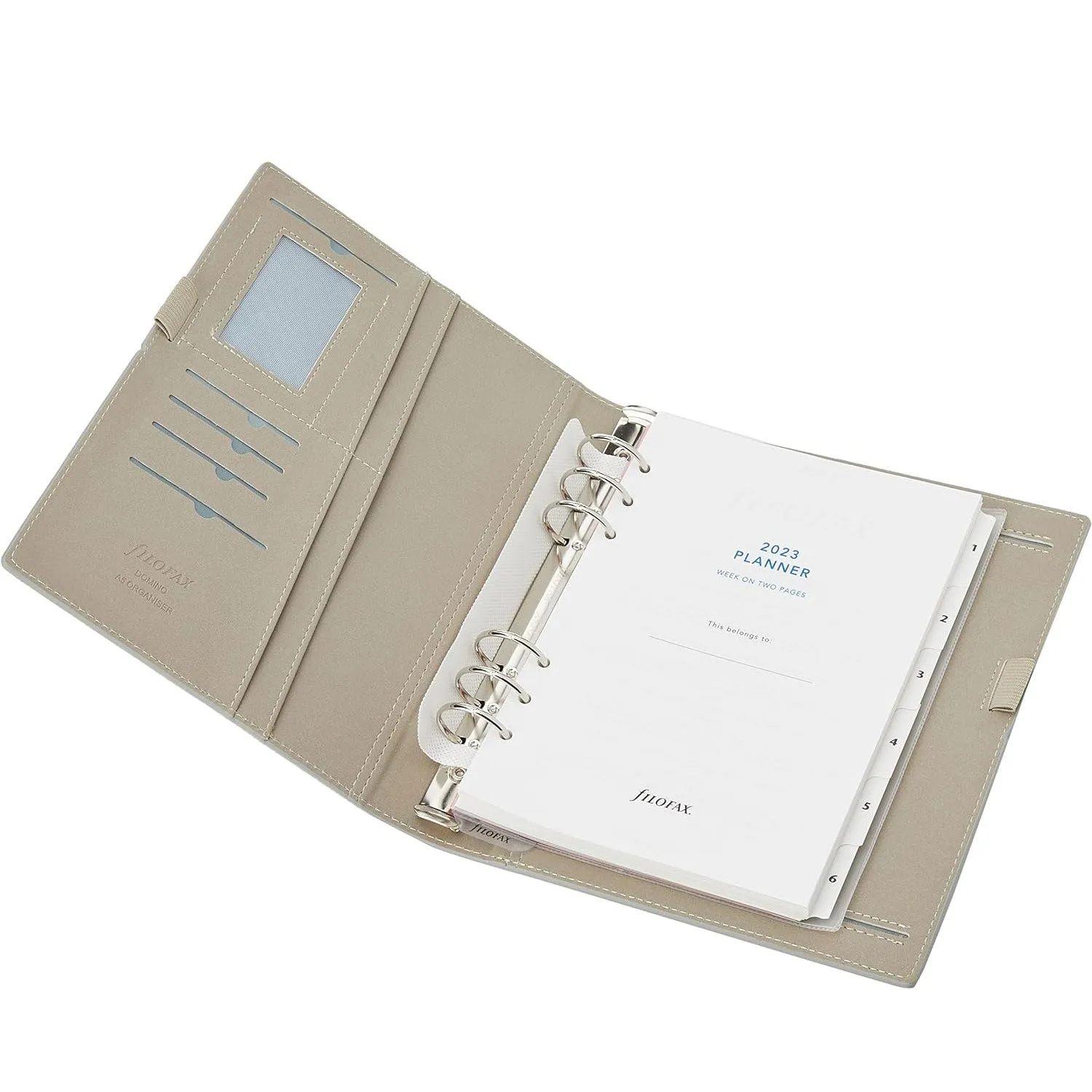 Agenda Organizer Filofax Non Datato Domino A5 Grigio
