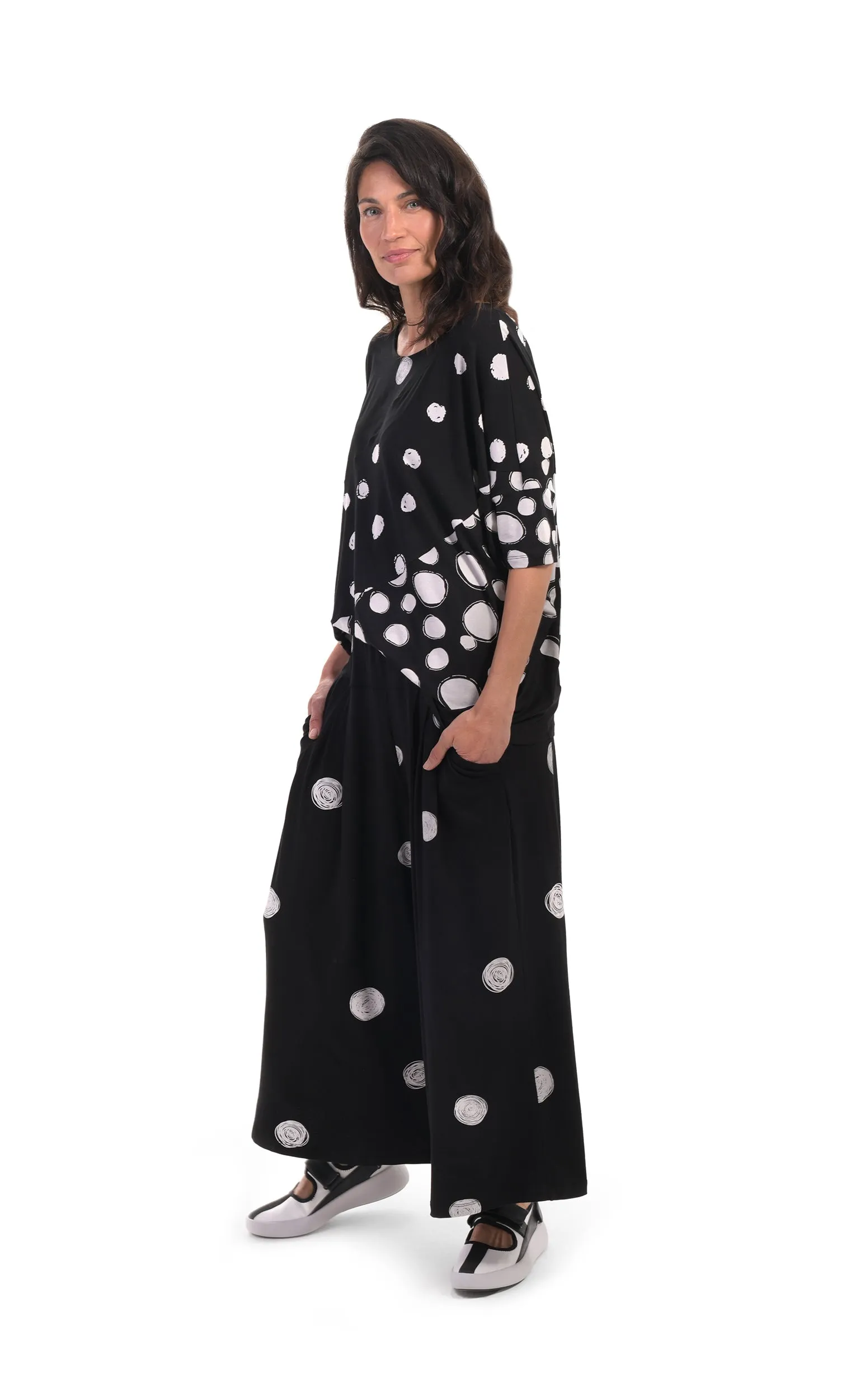 Alembika Multi Spotted Lia Jersey Top