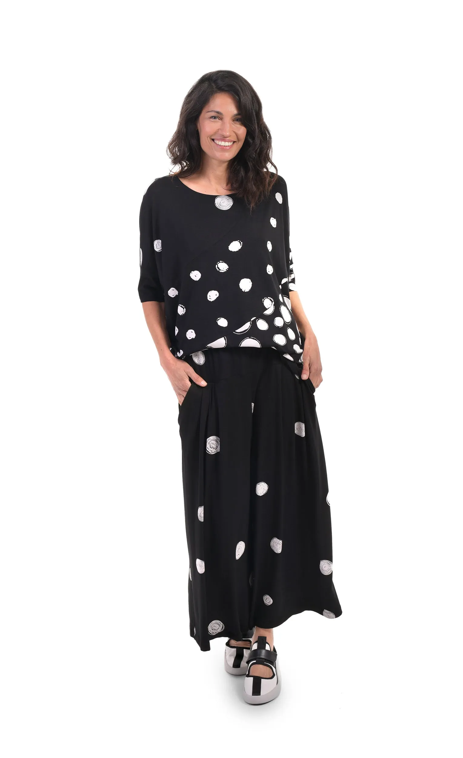 Alembika Multi Spotted Lia Jersey Top