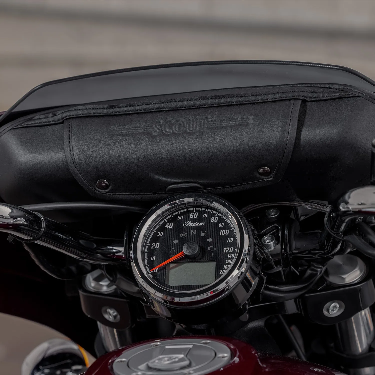 All-Weather Vinyl Fairing Bag, Black