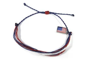 American Friendship Bracelet USA Flag Style