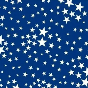 American Heroes Multi Stars on Blue by Windham Fabrics