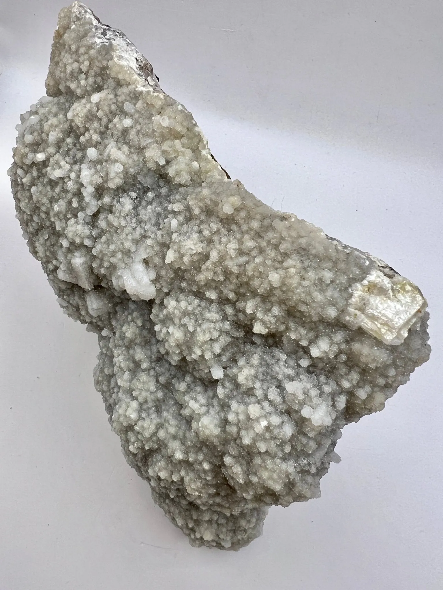Amethyst and White Calcite - Large