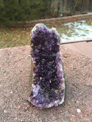 Amethyst Crystal Cluster, 4" x 3"