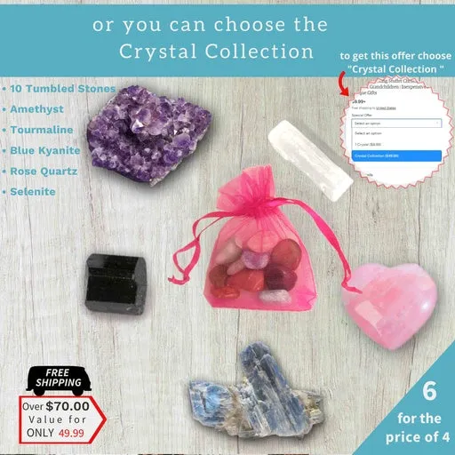 Amethyst crystal natural stone specimen for your mineral gemstone & rock collection, healing crystal grid or boho decor