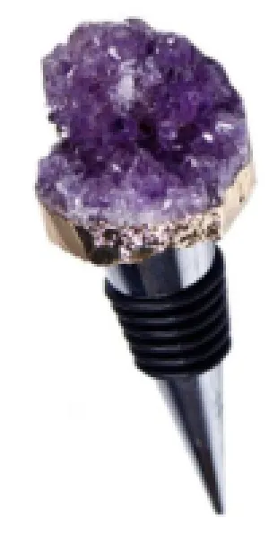 Amethyst Crystal Wine Stopper