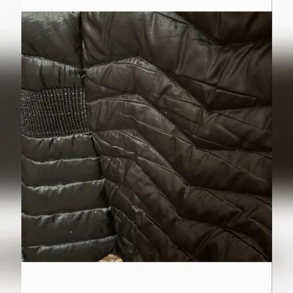 A.N.A Packable Medium Down Black Coat Size M