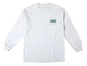 AntiHero L/S Pocket T-Shirt Fish Bowl - White / Multi
