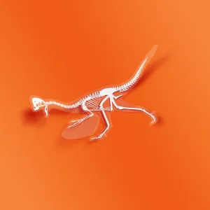 Anzu Jumbo Fossil Dinosaur Sticker
