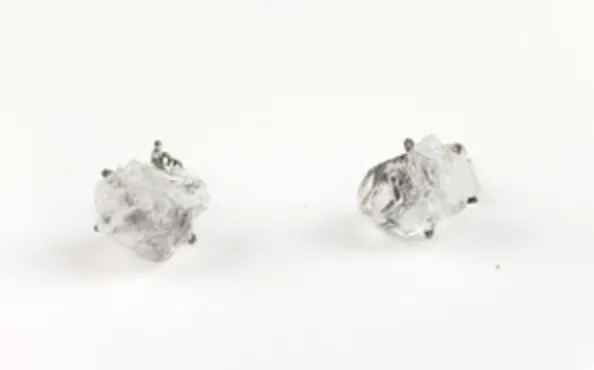 Apophyllite Crystal Stud earrings