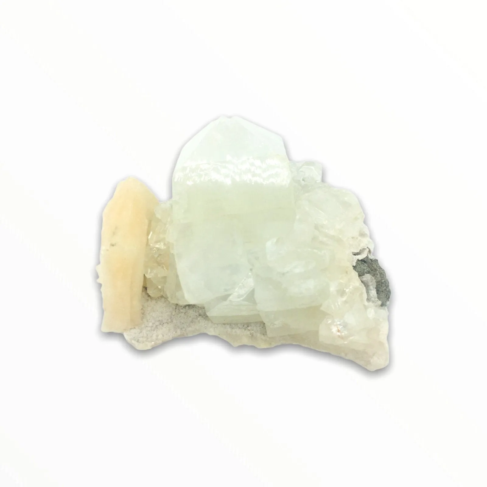 Apophyllite with Stillbite