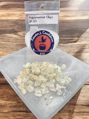 Aquamarine Gemstone Chips