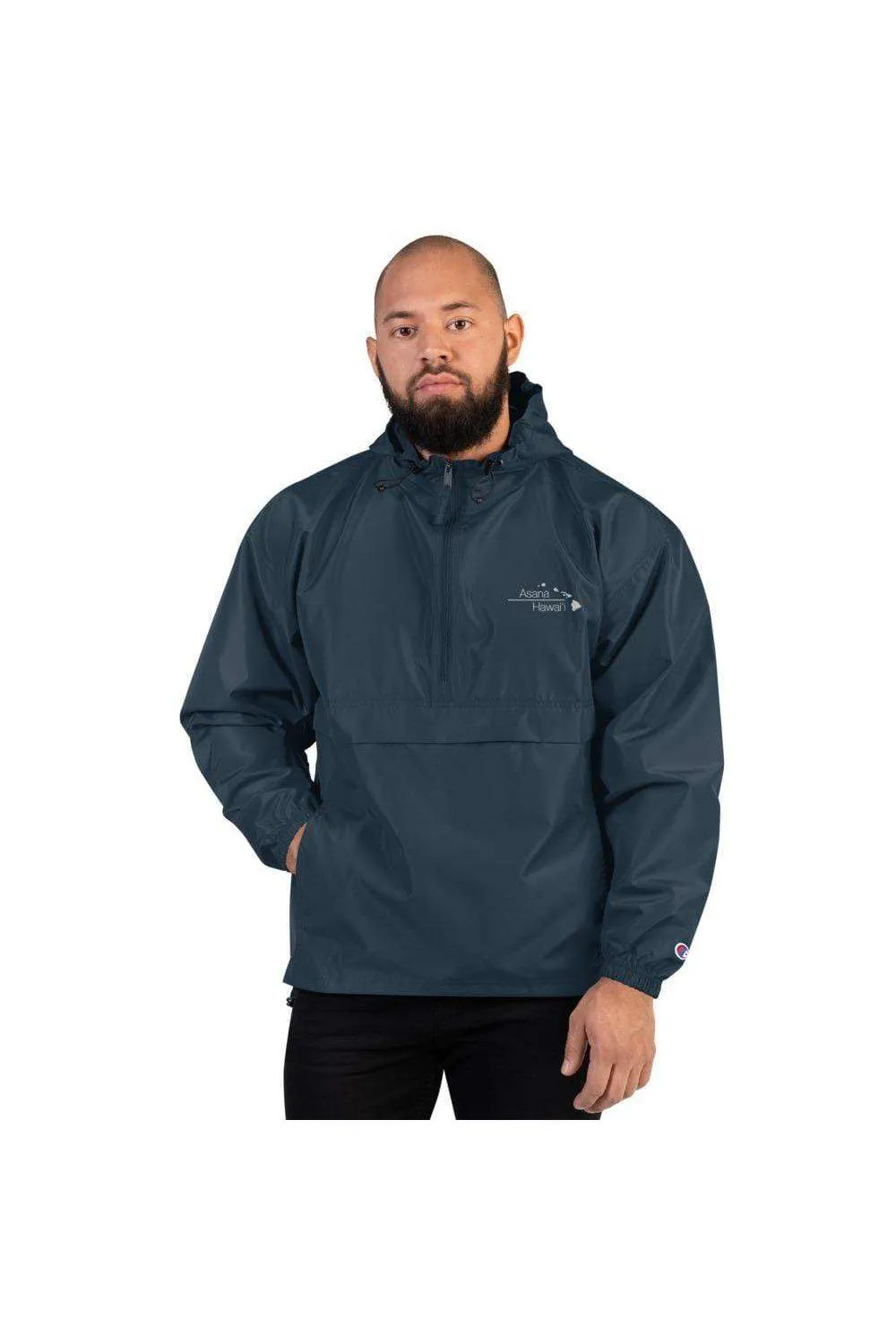 Asana Hawai'i Embroidered Champion Packable Jacket