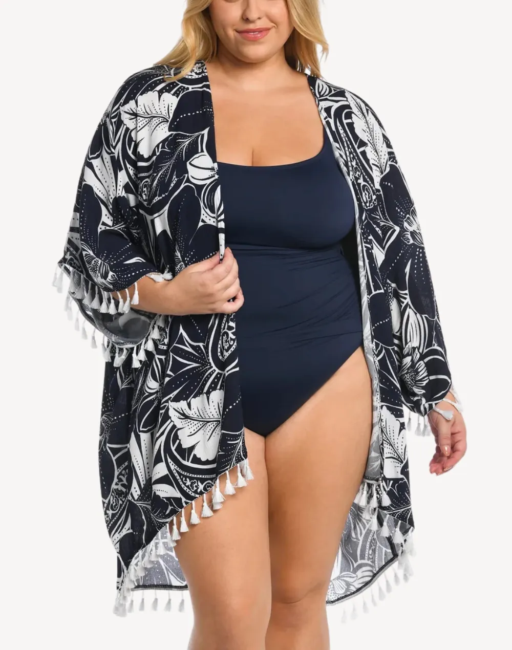 At The Playa Kimono Plus Size Cover Up