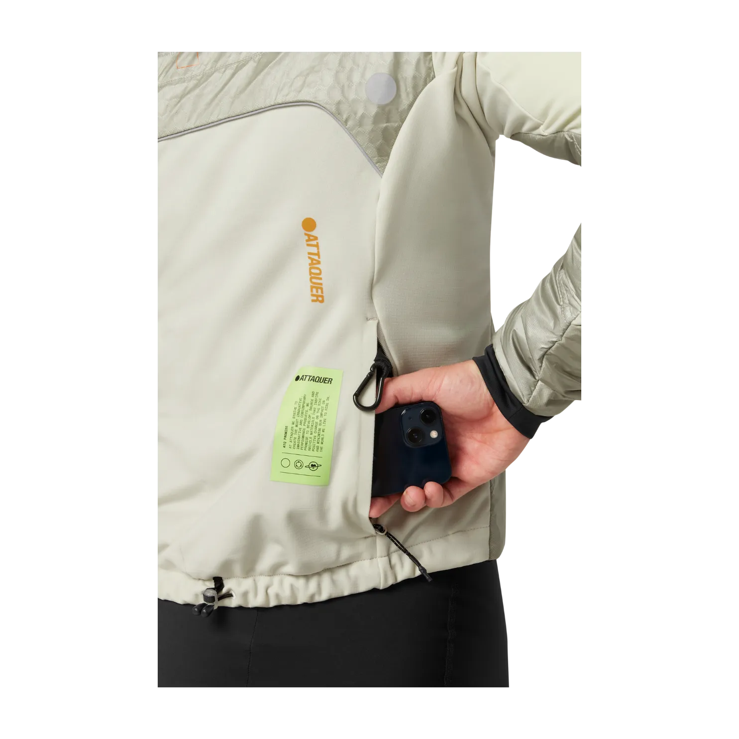 Attaquer All Day Anatomic Insulator Jacket - Eggshell