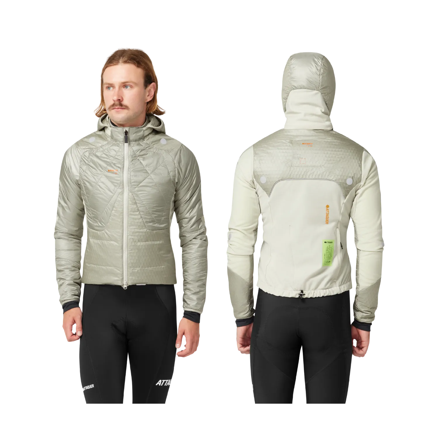 Attaquer All Day Anatomic Insulator Jacket - Eggshell