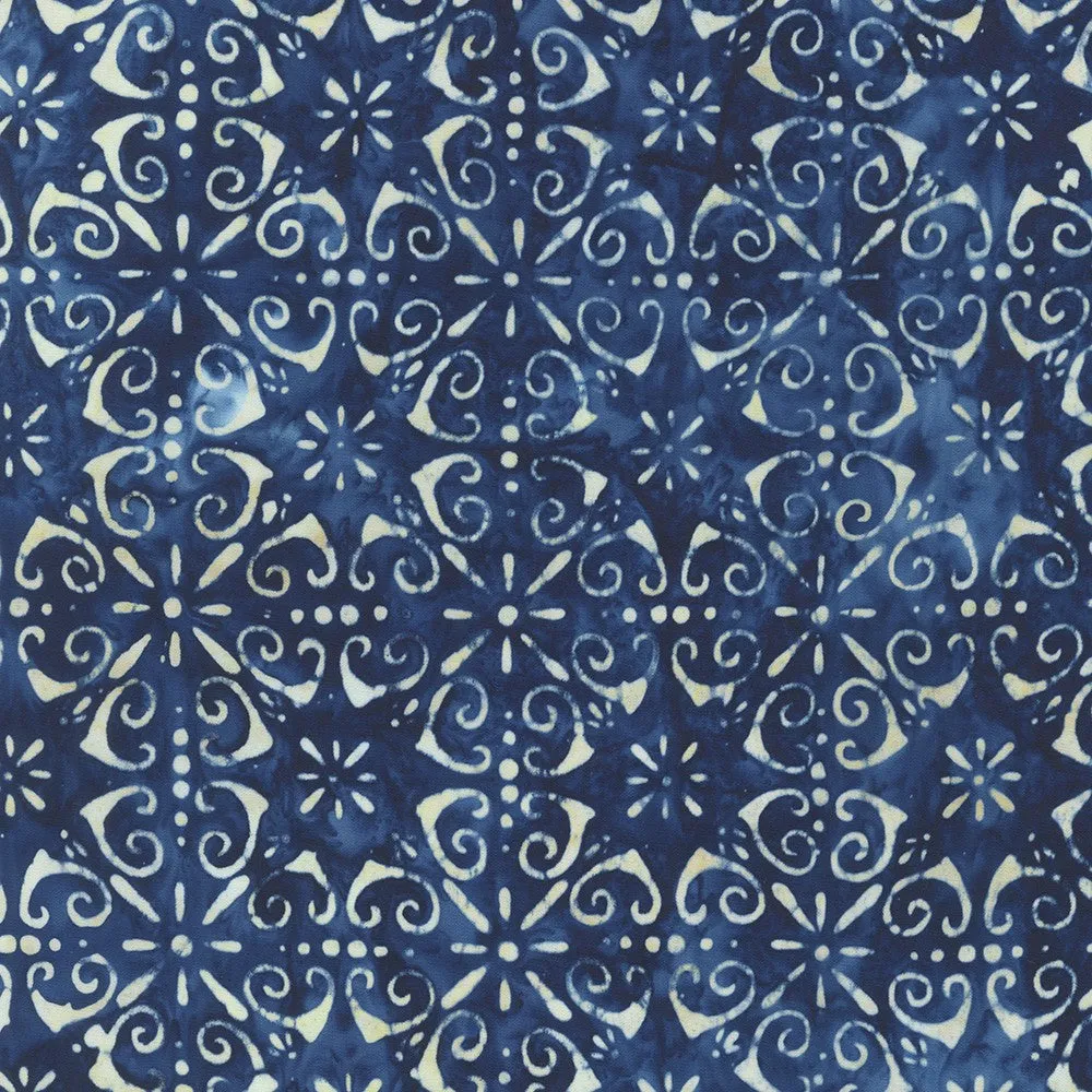 Azulejos Batiks Navy