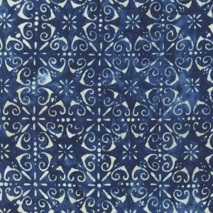 Azulejos Batiks Navy