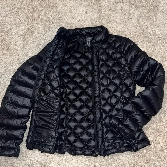 B by Bernardo Stylish Black Packable Down Puffer Jacket 🖤