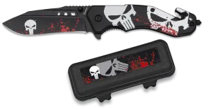 B113 Skull Pocket Knife