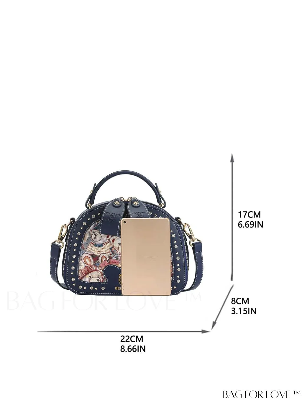 BagForLove - Versatile Bear-shaped Cartoon Box Bag: Fashionable and Functional Handbag