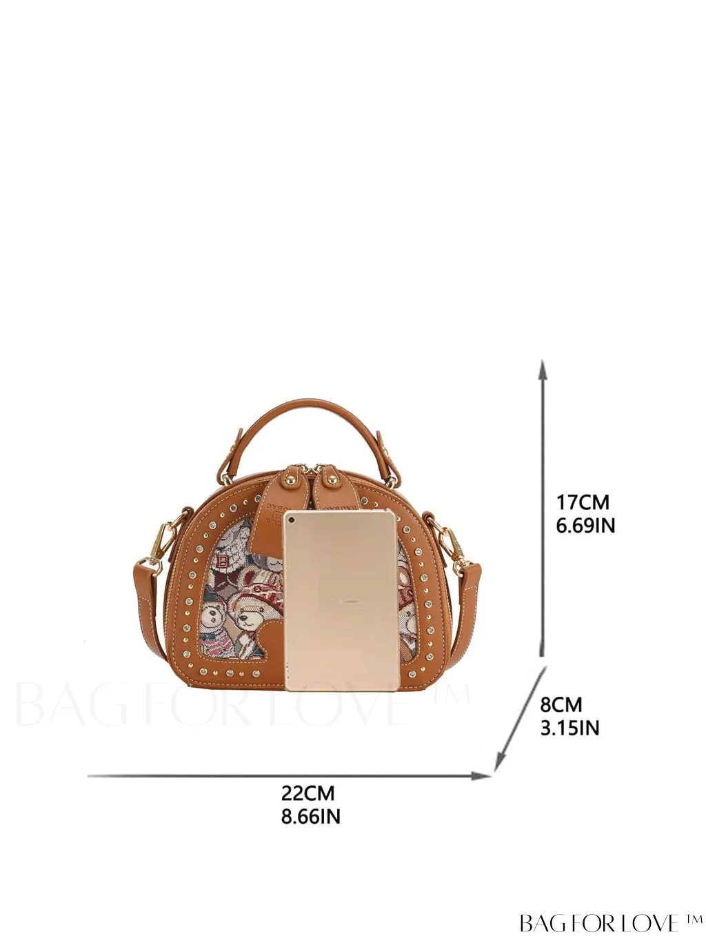 BagForLove - Versatile Bear-shaped Cartoon Box Bag: Fashionable and Functional Handbag