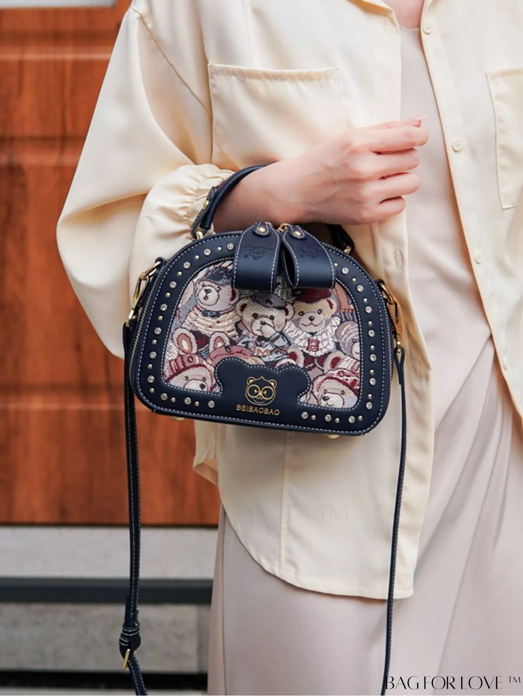 BagForLove - Versatile Bear-shaped Cartoon Box Bag: Fashionable and Functional Handbag
