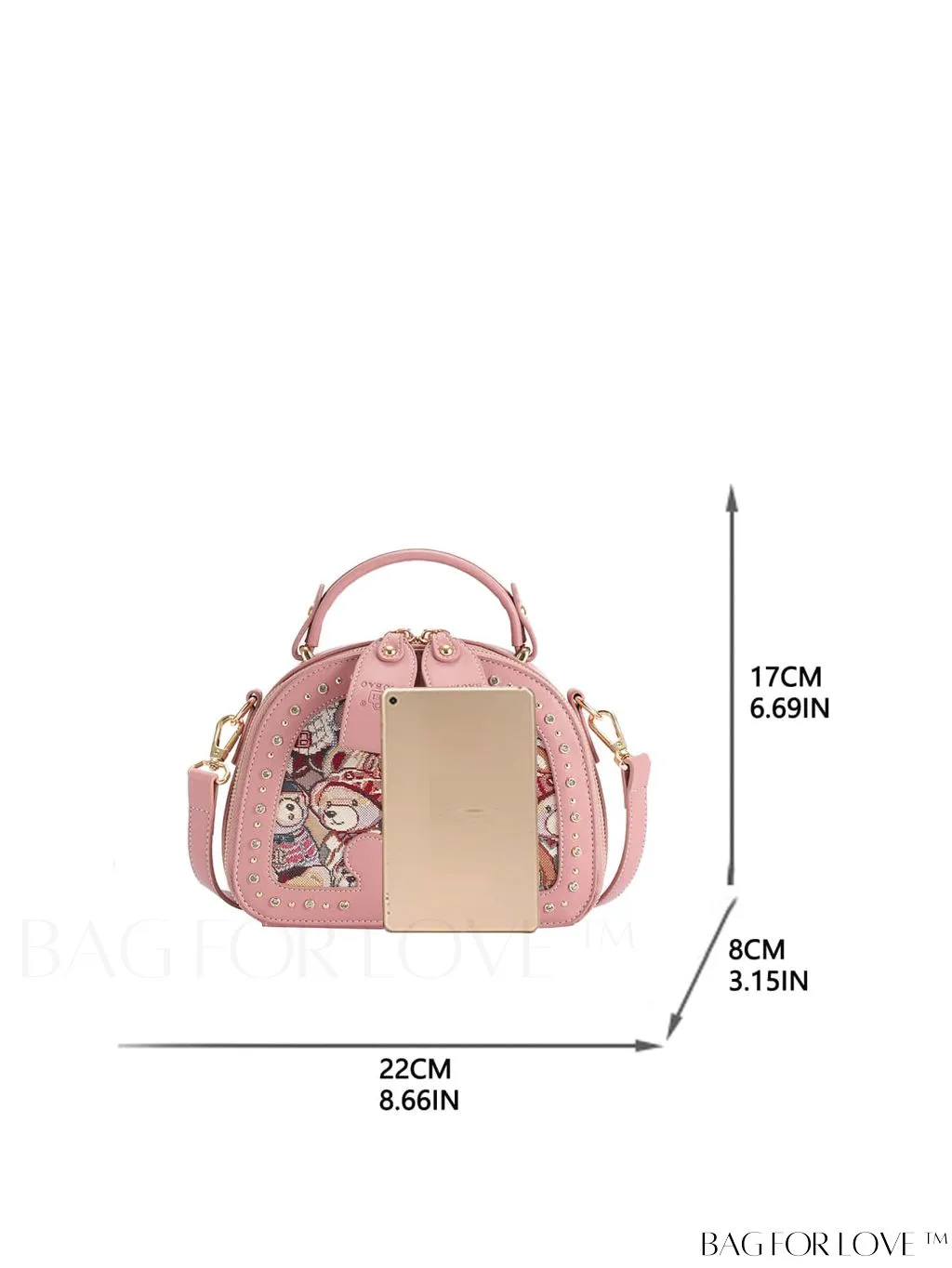BagForLove - Versatile Bear-shaped Cartoon Box Bag: Fashionable and Functional Handbag