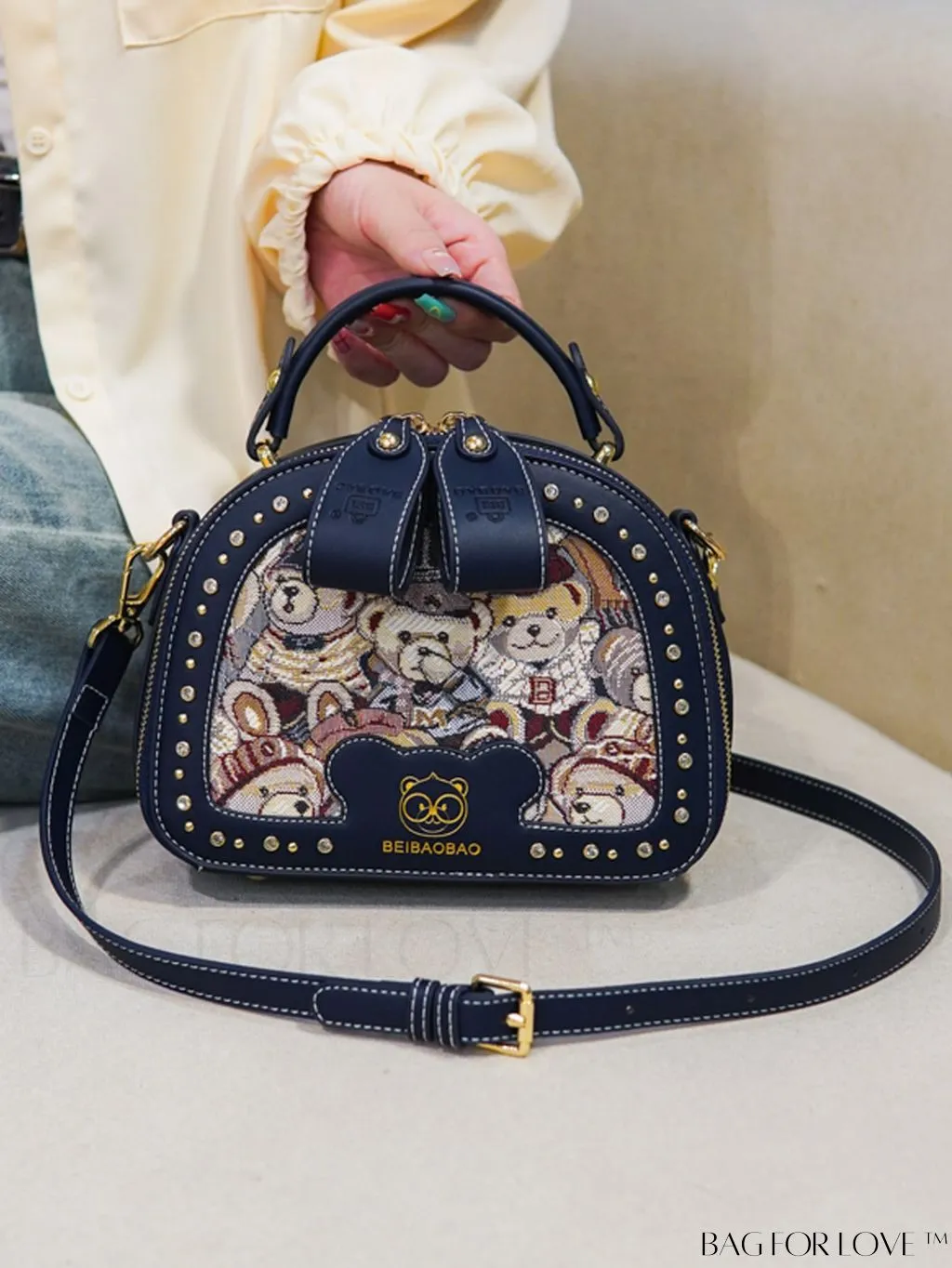 BagForLove - Versatile Bear-shaped Cartoon Box Bag: Fashionable and Functional Handbag