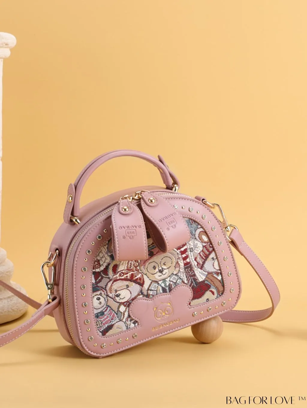 BagForLove - Versatile Bear-shaped Cartoon Box Bag: Fashionable and Functional Handbag