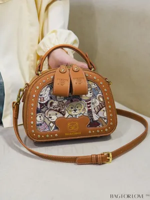 BagForLove - Versatile Bear-shaped Cartoon Box Bag: Fashionable and Functional Handbag