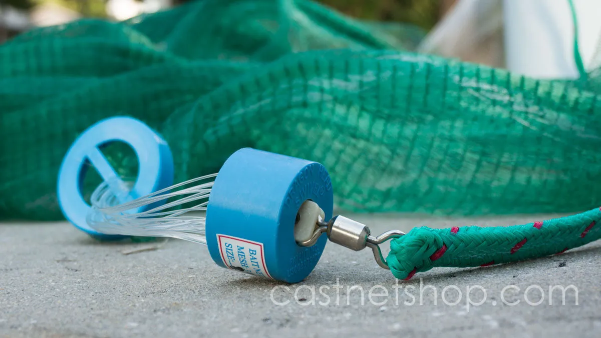 Bait Buster Bait Cast Nets CBT-BBA8, 8 ft. Radius, 1/2" Sq. Mesh