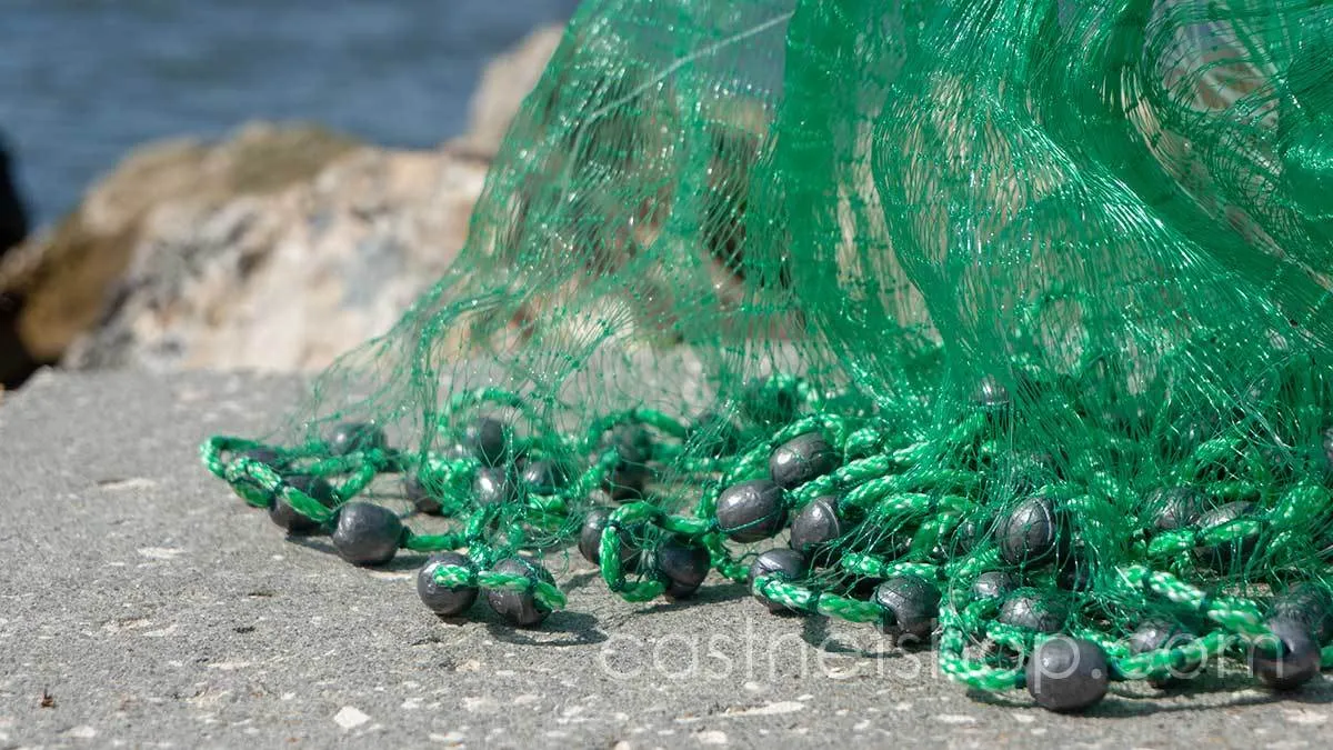 Bait Buster Bait Cast Nets CBT-BBA8, 8 ft. Radius, 1/2" Sq. Mesh