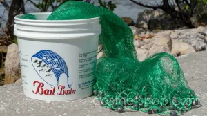 Bait Buster Bait Cast Nets CBT-BBA8, 8 ft. Radius, 1/2" Sq. Mesh