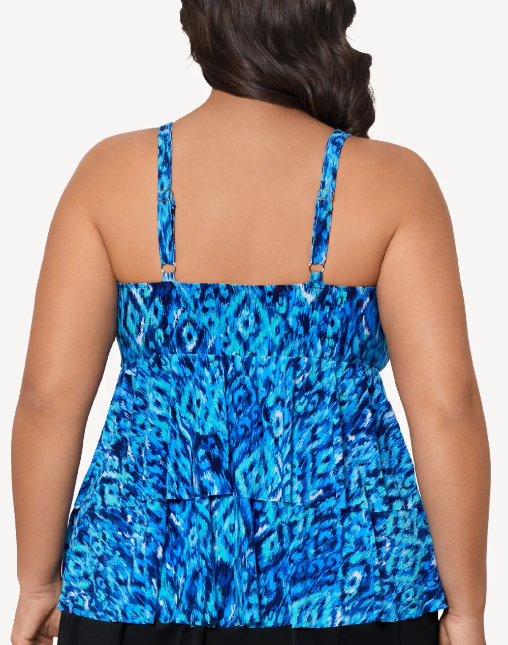 Bali Brocade Leona Plus Size Tankini Top
