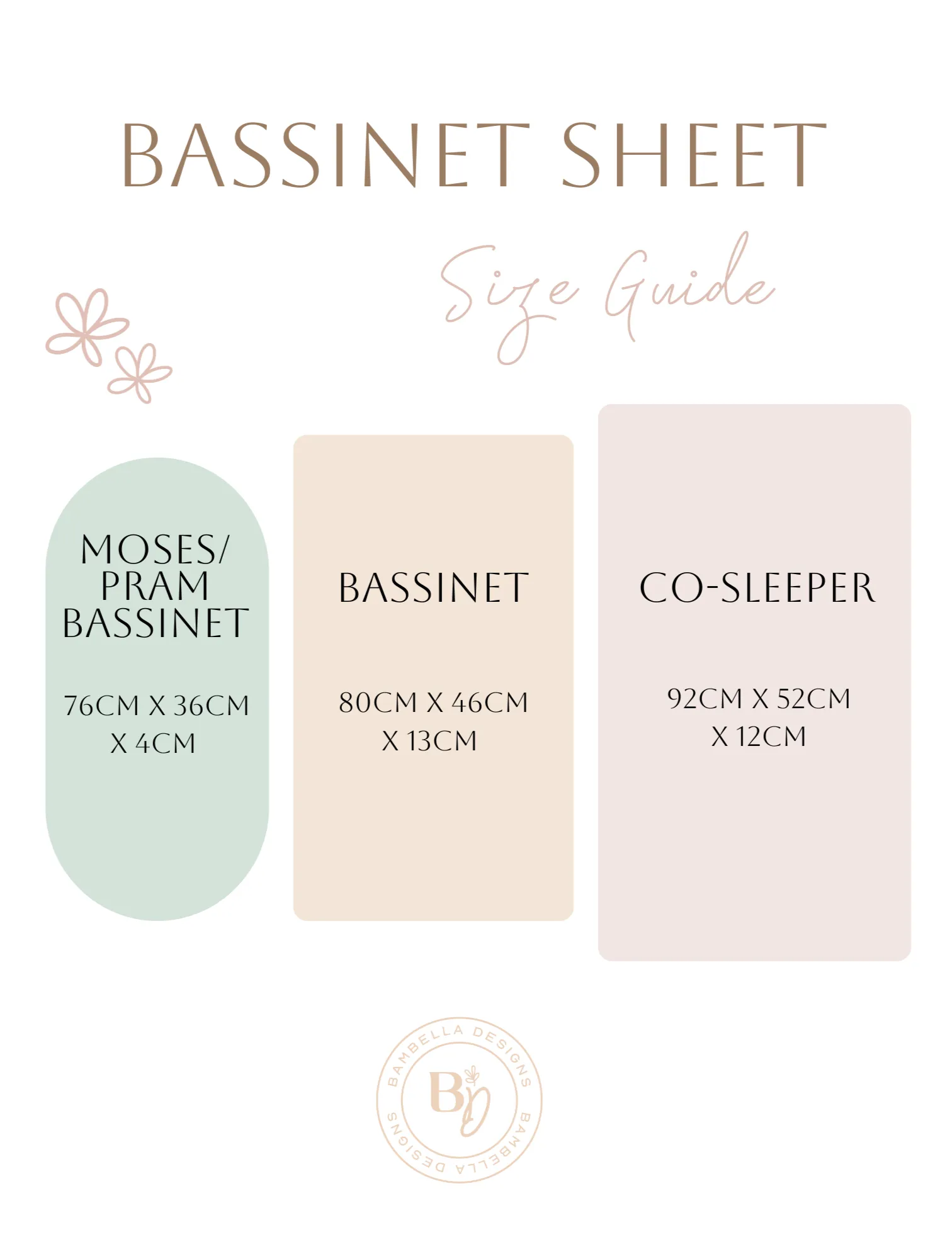 Bambella Waterproof Bassinet Sheet | Lavender Haze