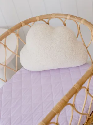 Bambella Waterproof Bassinet Sheet | Lavender Haze