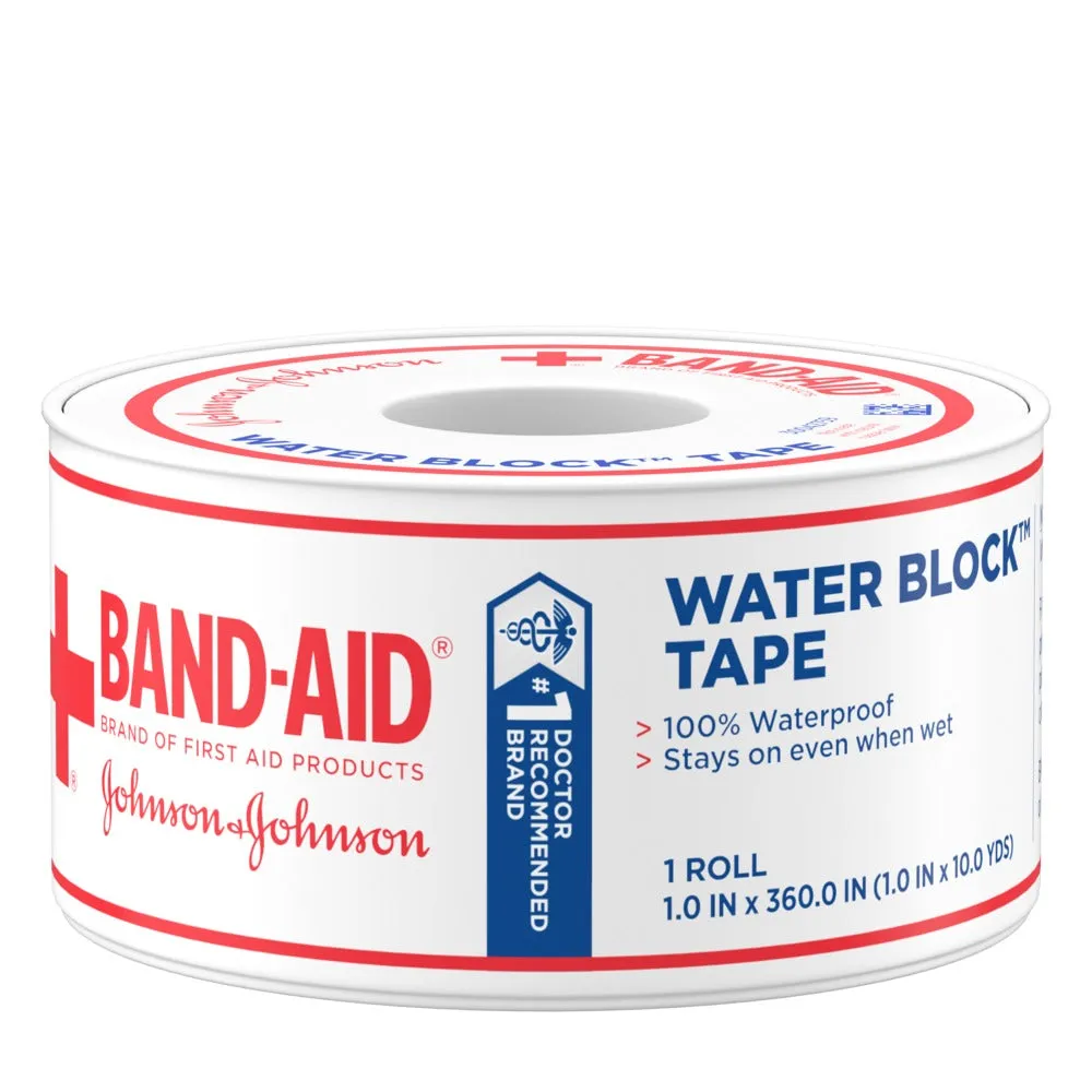 Band-Aid Brand of First Aid Products Water Block Waterproof Tape