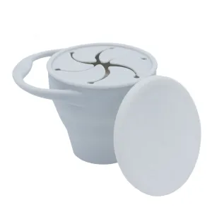 BapronBaby Silicone Collapsible Snack Cup - Grey