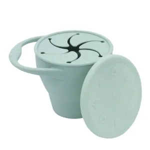 BapronBaby Silicone Collapsible Snack Cup - Sage